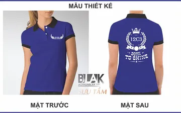 File thiết kế vector - Logo in áo lớp 12C3 Born to Shine