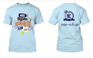 File thiết kế vector - Áo lớp 9C Học lặng câm nghịch ầm ầm