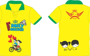 File thiết kế vector - Áo lớp K11 Family forever