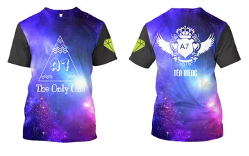 File thiết kế vector - Logo in áo lớp galaxy the only one