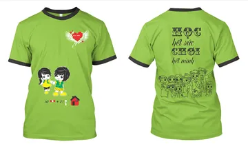 File thiết kế vector - Áo lớp học hết sức chơi hết mình