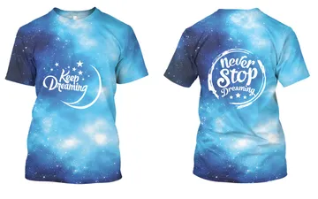 File thiết kế vector - Logo in áo lớp keep dreaming - Never stop dreaming