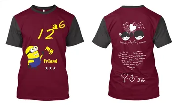 File thiết kế vector - Logo in áo lớp my friend