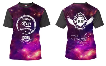 File thiết kế vector - Logo in áo lớp never stop dreaming