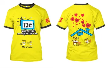 File thiết kế vector - Áo lớp 12C nhất quỷ nhì ma thua xa lớp mình