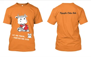 File thiết kế vector - Logo in áo lớp we are friend forever and ever