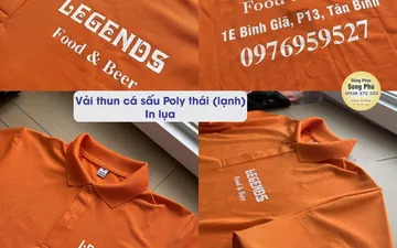 Mẫu áo thun đồng phục Legends food & Beer