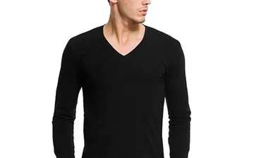 Làm sao để mặc áo thun trơn dài tay nam đẹp hơn?