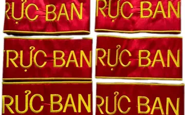 Băng trực ban, Băng đeo tay Trực Ban thêu vi tính cao cấp