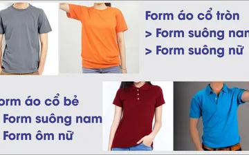 Form size áo đồng phục