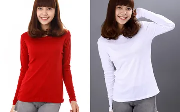 Vì sao nên chọn áo thun trơn tay dài cổ tròn?