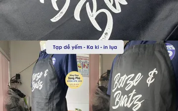 Mẫu tạp dề đồng phục Boose & Beats