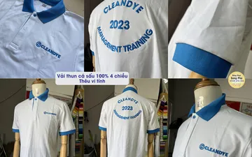 Mẫu áo thun đồng phục Clean Dye - Huấn liệu và đào tạo