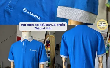 Mẫu áo thun đồng phục clean Dye cho nhân viên