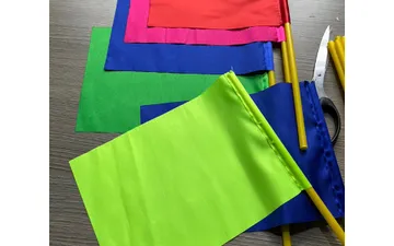 Cờ Cầm Tay Trơn | Hình Chữ Nhật – Tam Giác | Vải Phi Bóng – Nhiều Màu Sắc