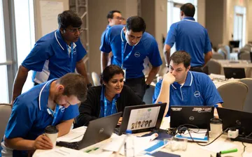 Mẫu áo đồng phục công ty máy tính Dell thiết kế đẹp