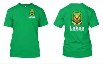 File thiết kế vector - Áo thun đồng phục Lakaa – Tiệm Trà Phố, Quảng Ngãi