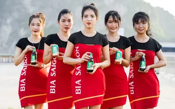 Mẫu đồng phục nhân viên PG Bia Sài Gòn mới nhất