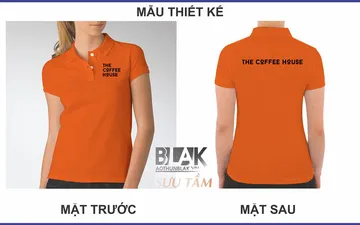 Áo thun đồng phục The Coffee House màu cam