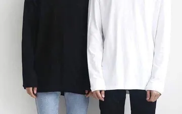 Mặc đẹp với áo thun trơn dài tay