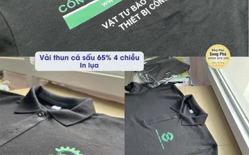 Mẫu áo thun đồng phục công ty IES Việt Nam