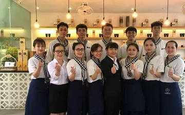 Mẫu đồng phục tạp dề Trung Nguyên Coffee