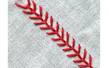 Cách thêu mũi Fly stitch cơ bản