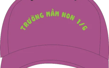 File thiết kế vector - Logo in nón kết trường mầm non 1/6