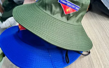 Nón Tai Bèo In Logo Đoàn Thanh Niên – Màu Rêu & Bích – Giá siêu rẻ