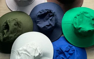 Nón Tai Bèo Lớn TRƠN - Vải Kaki Cotton 65% - Nhiều Màu