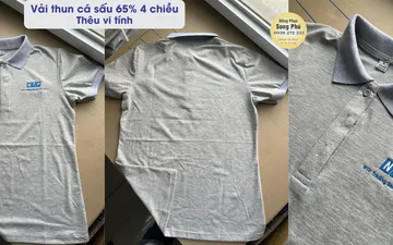 Mẫu áo thun đồng phục công ty NTP