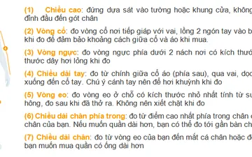 Bảng size US, UK chuẩn nhất chuyên dùng mua hàng Mỹ, Châu Âu