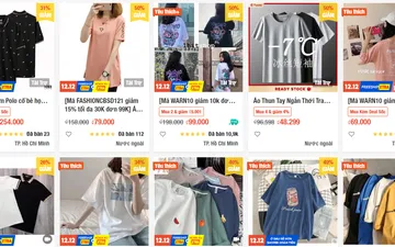 Chọn size áo mua hàng trên shopee,lazada,tiki