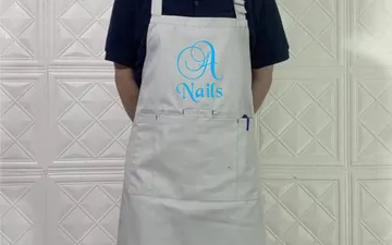 File thiết kế vector - Tạp dề A Nails Luxury Boutique, Quận 1