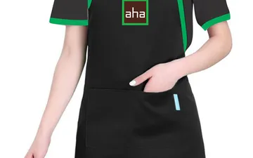 File thiết kế vector - Tạp dề Aha Cafe, Hà Nội