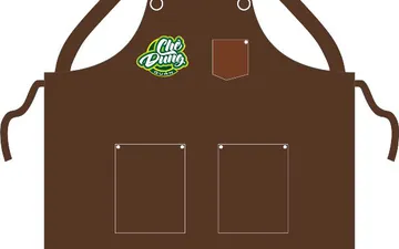 File thiết kế vector - Tạp dề Chè Dung Quán