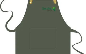 Mẫu thiết kế tạp dề Garden Coffee Đội Cấn mới nhất