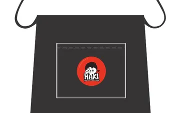 File thiết kế vector - Tạp dề Haki Coffee & Food