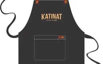 Mẫu thiết kế tạp dề KATINAT Coffee & Tea House mới nhất