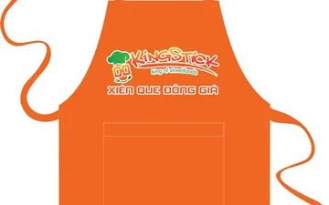 File thiết kế vector - Tạp dề Kingstick - Xiên que đồng giá