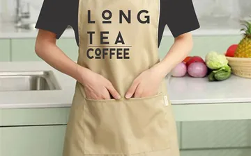 File thiết kế vector - Tạp dề Long Tea & Coffee – Long Khánh, Đồng Nai