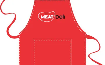 Mẫu thiết kế tạp dề MEATDeli mới nhất