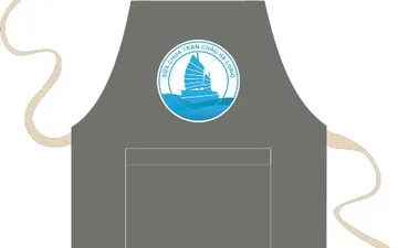 Mẫu thiết kế tạp dề Sữa chua trân châu Hạ Long mới nhất