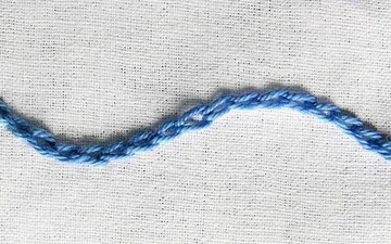 Hướng dẫn mũi thêu móc xích(Chain Stitch) đơn giản
