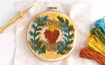Thêu nổi(Punch needle) là gì?