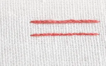 Hướng dẫn chi tiết mũi thêu Split Stitch