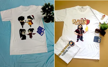 In chuyển nhiệt lên áo thun đồng phục