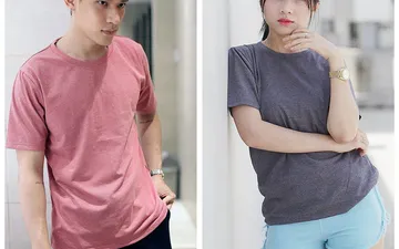 Sự khác biệt thú vị giữa áo thun trơn nam nữ