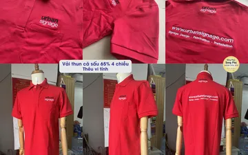 Mẫu áo thun đồng phục công ty urban signage