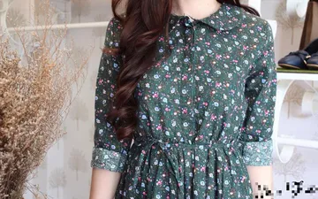 Vải cotton hoa xu hướng thời trang mới